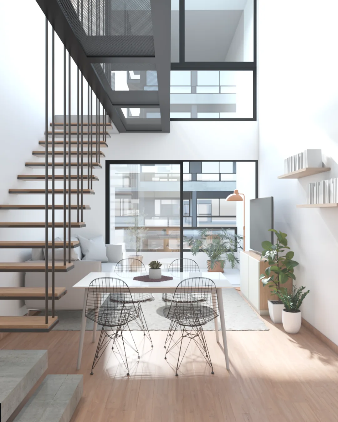 Loft dúplex — antes